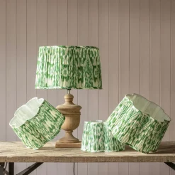 Graham & Green Lamp Shades<Green Ikat Flower Empire Lamp Shades