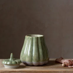 Graham & Green Decorative Accessories|Kitchen Accessories<Green Pumpkin Jar