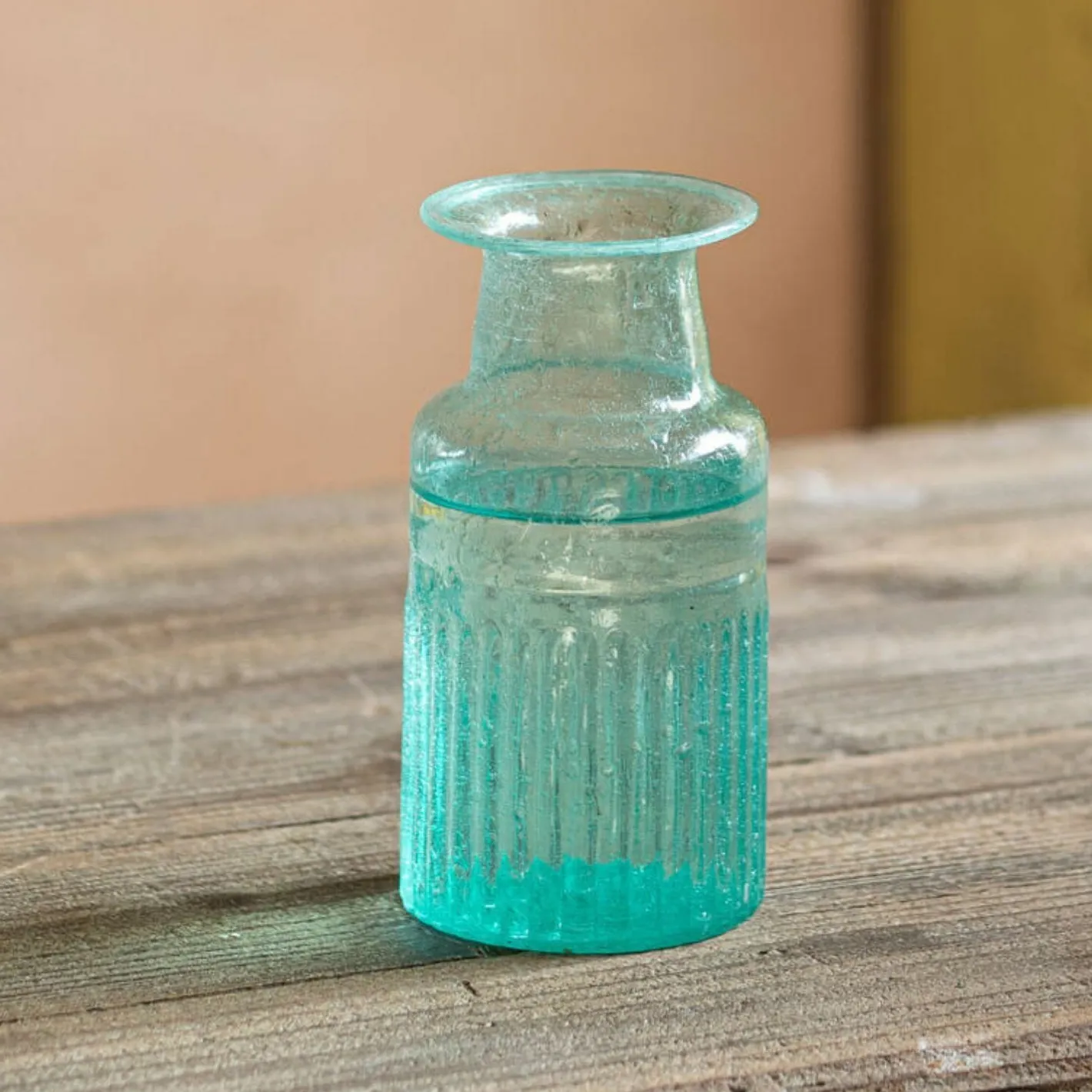 Graham & Green Vases & Plant Pots<Green Ribbed Vase
