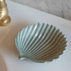 Graham & Green Decorative Accessories|Bathroom Accessories<Green Shell Soap Dish