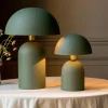 Graham & Green Table Lamps<Green Textured Dome Table Lamps