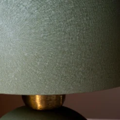 Graham & Green Table Lamps<Green Textured Dome Table Lamps