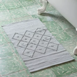 Graham & Green Bath Mats|Bath Mats<Grey Loop Bath Mat 50 x 90cm