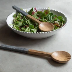 Graham & Green Outdoor Dining|Kitchen Accessories<Grey Marble Salad Servers