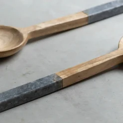 Graham & Green Outdoor Dining|Kitchen Accessories<Grey Marble Salad Servers