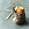 Graham & Green Tableware<Grey Tabby Cat Egg Cup
