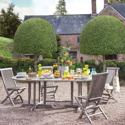 Graham & Green Garden Tables & Sets|Garden Tables & Sets<Grey Teak 10 Seater Garden Table