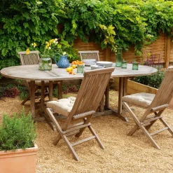 Graham & Green Garden Tables & Sets|Garden Tables & Sets<Grey Teak 10 Seater Garden Table