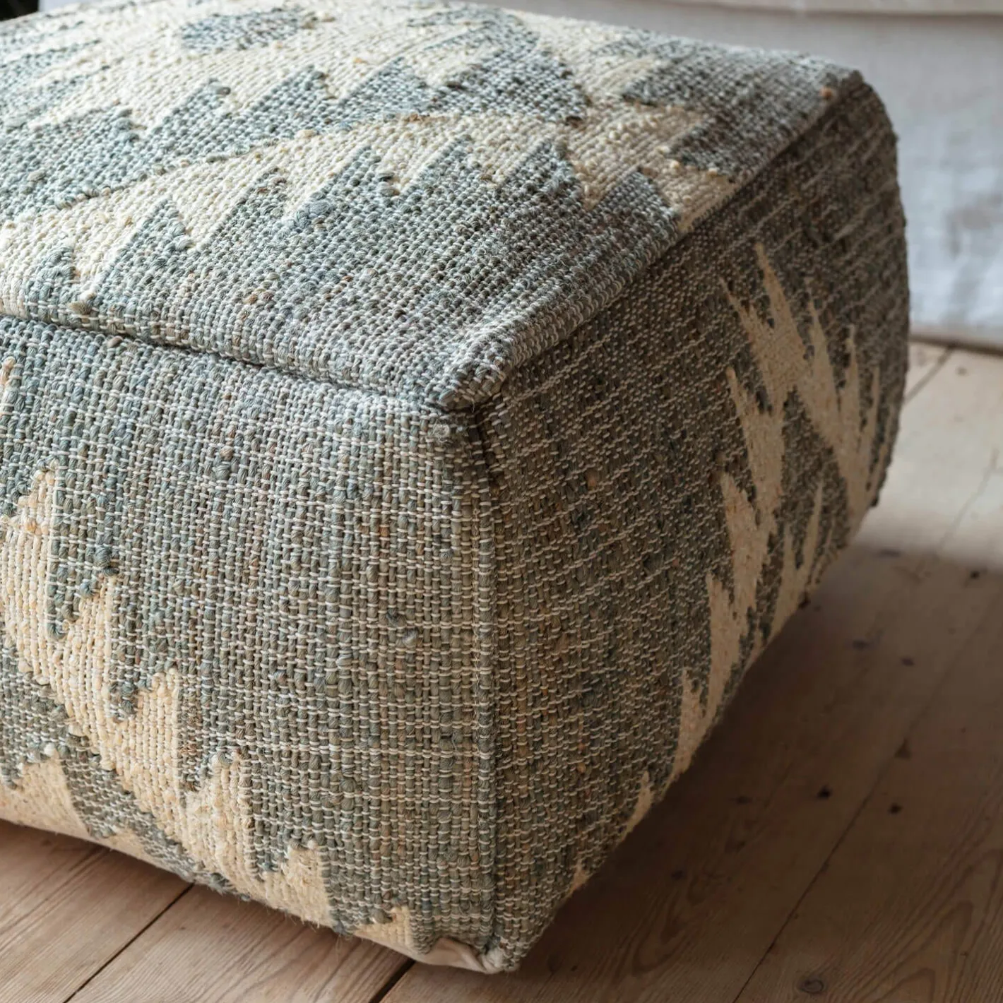 Graham & Green Pouffes & Beanbags|Pouffes & Bean Bags<Haley Jute Kilim Pouffe