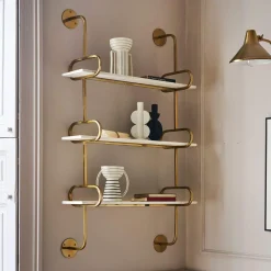 Graham & Green Shelves & Bookcases<Hallie Three Tier Marble Shelf