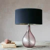 Graham & Green Table Lamps<Hammered Pink Glass Table Lamp
