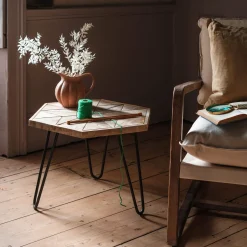 Graham & Green Coffee Tables|Side Tables<Harris Hexagon Table