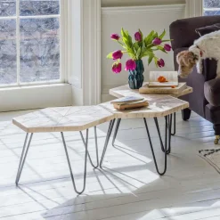Graham & Green Coffee Tables|Side Tables<Harris Hexagon Table
