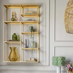 Graham & Green Shelves & Bookcases<Henry Gold Wall Shelf