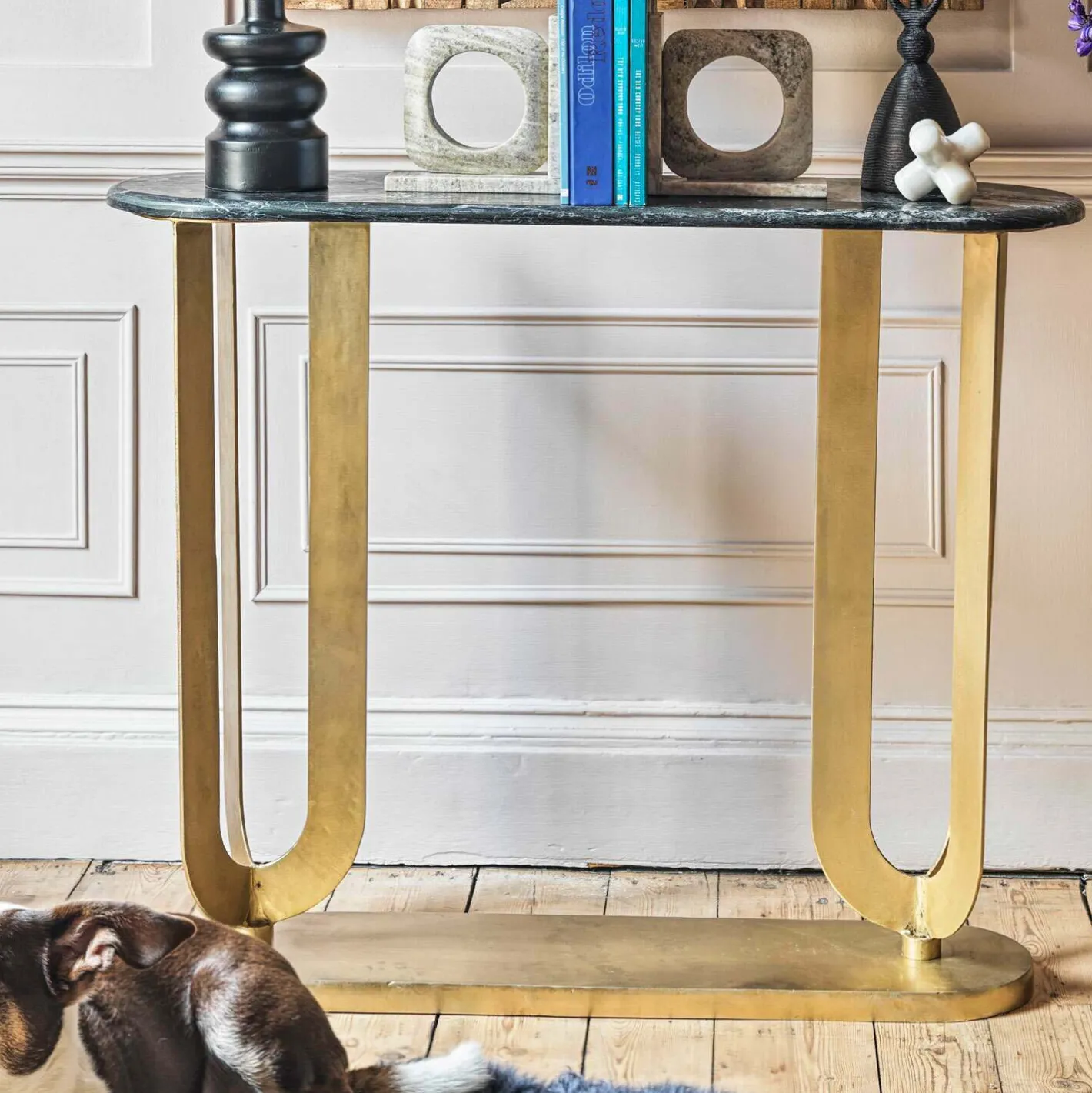 Graham & Green Console Tables<Hollywood Marble Console Table