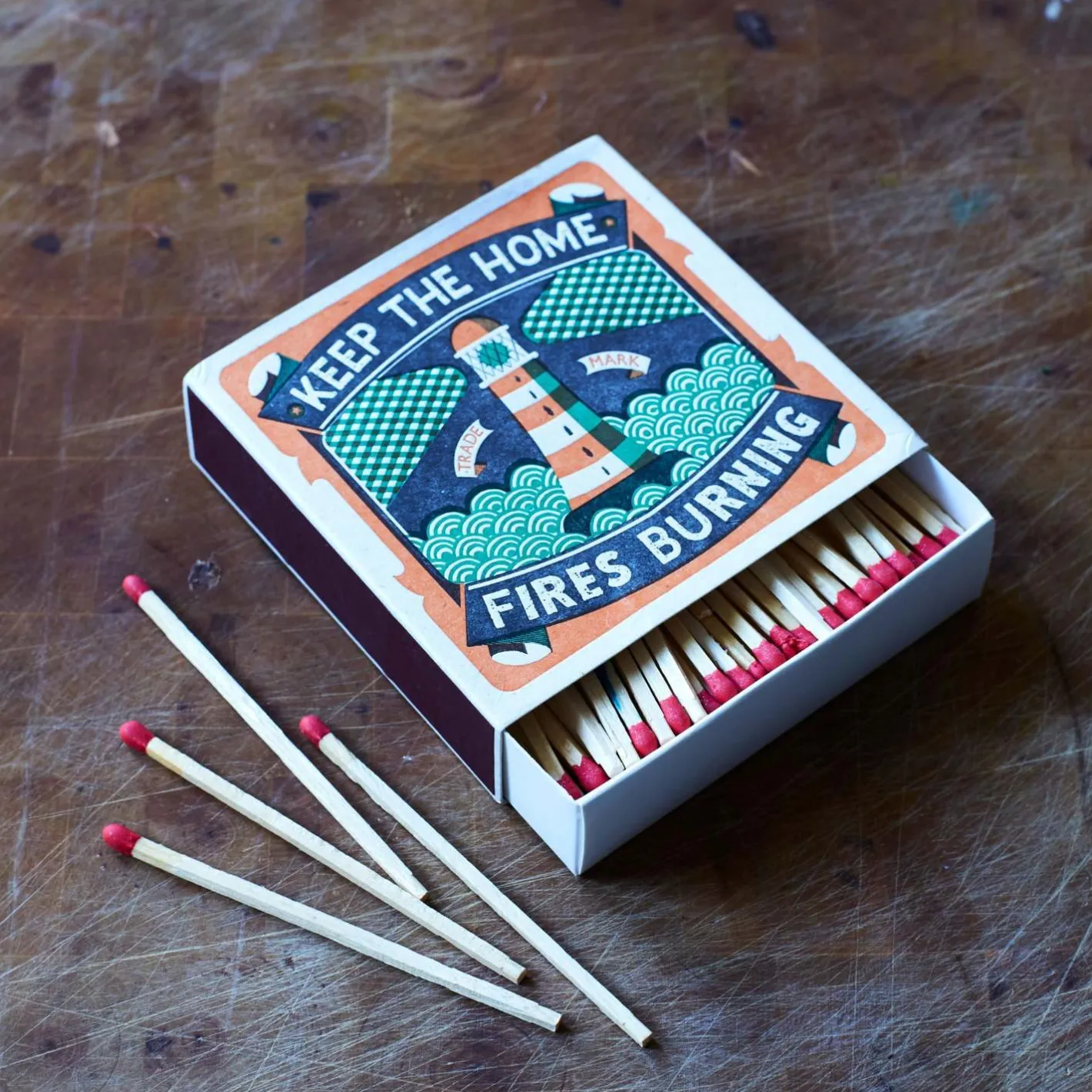 Graham & Green Candle Holders & Candles|Matches & Match Strikes<Home Fires Burning Matches