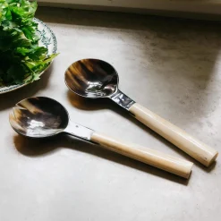 Graham & Green Outdoor Dining|Tableware<Horn and Bone Salad Servers
