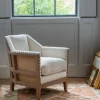 Graham & Green Armchairs|Cocktail Chairs<Hoxton Chalk Bouclé Armchair