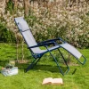 Graham & Green Garden Chairs & Sofas|Garden Chairs & Sofas<Indigo Blue Reclining Garden Chair
