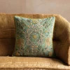 Graham & Green Sofa Cushions|Cushions<Ione Embroidered Velvet Square Cushion