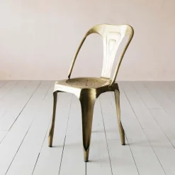 Graham & Green Dining Chairs<Isaac Brass Chair