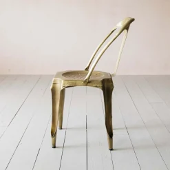 Graham & Green Dining Chairs<Isaac Brass Chair