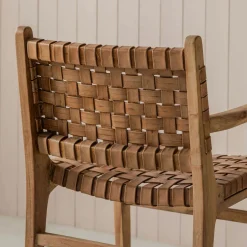 Graham & Green Armchairs|Dining Chairs<Ivan Leather Armchair