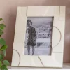 Graham & Green Photo Frames<Ivory 3D Abstract Photo Frame