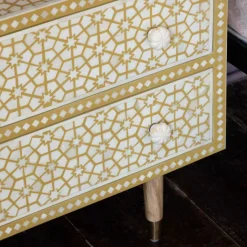 Graham & Green Bedside Tables<Jaipur Bone Inlay Bedside Table