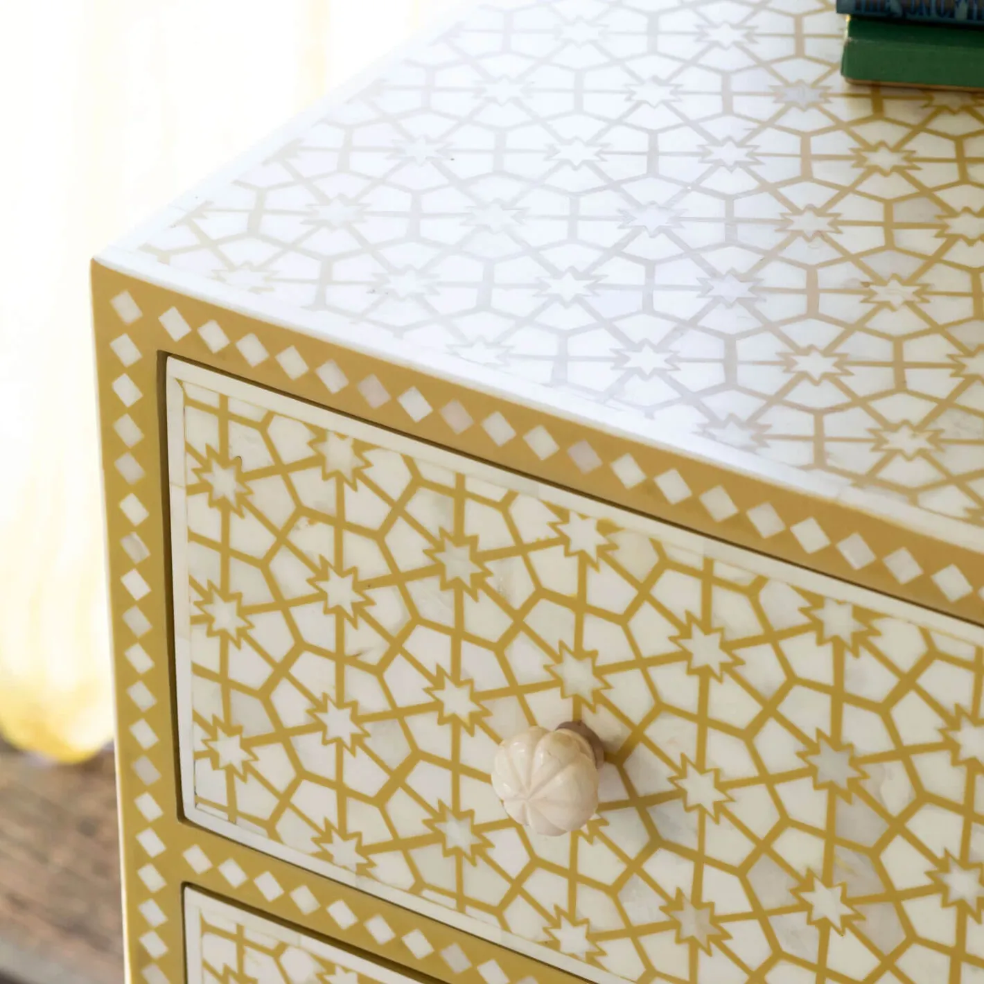 Graham & Green Chests Of Drawers|Chests Of Drawers<Jaipur Bone Inlay Chest of Drawers