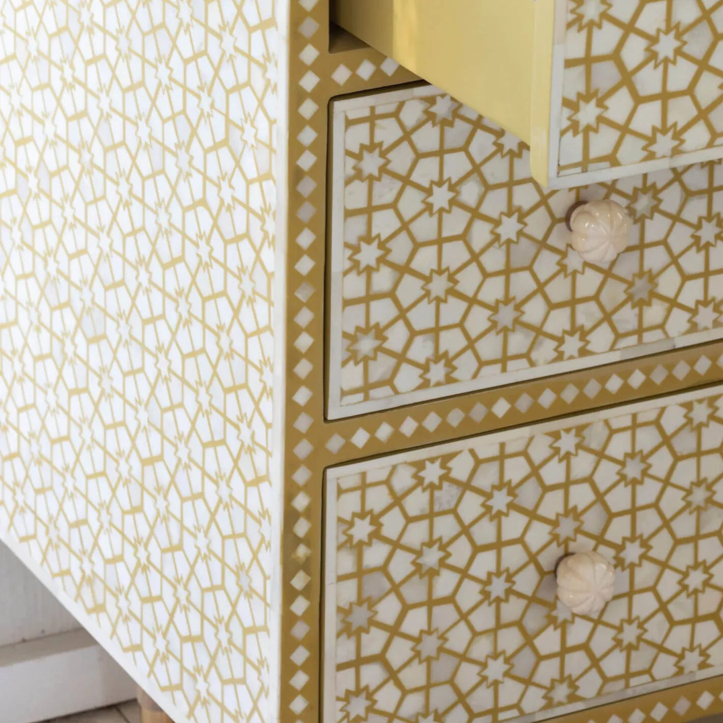 Graham & Green Chests Of Drawers|Chests Of Drawers<Jaipur Bone Inlay Chest of Drawers