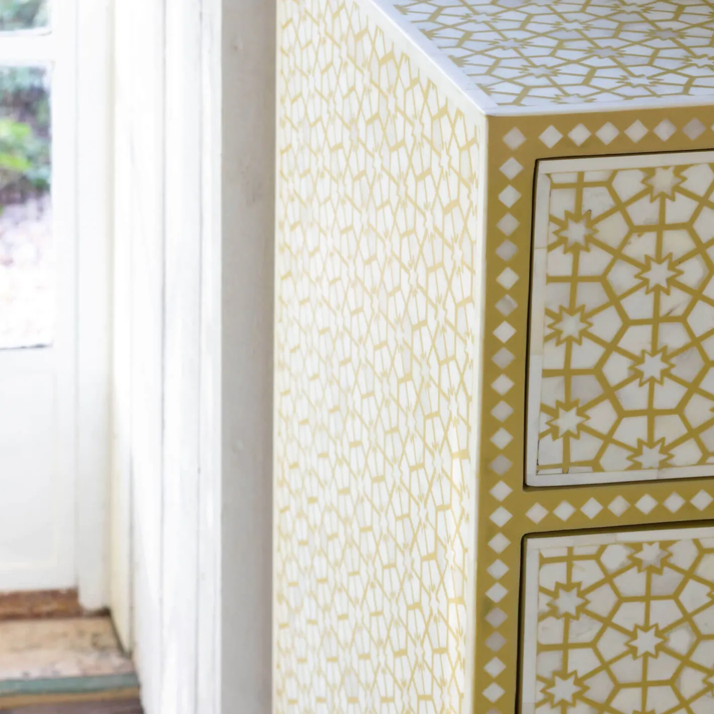 Graham & Green Chests Of Drawers|Chests Of Drawers<Jaipur Bone Inlay Chest of Drawers