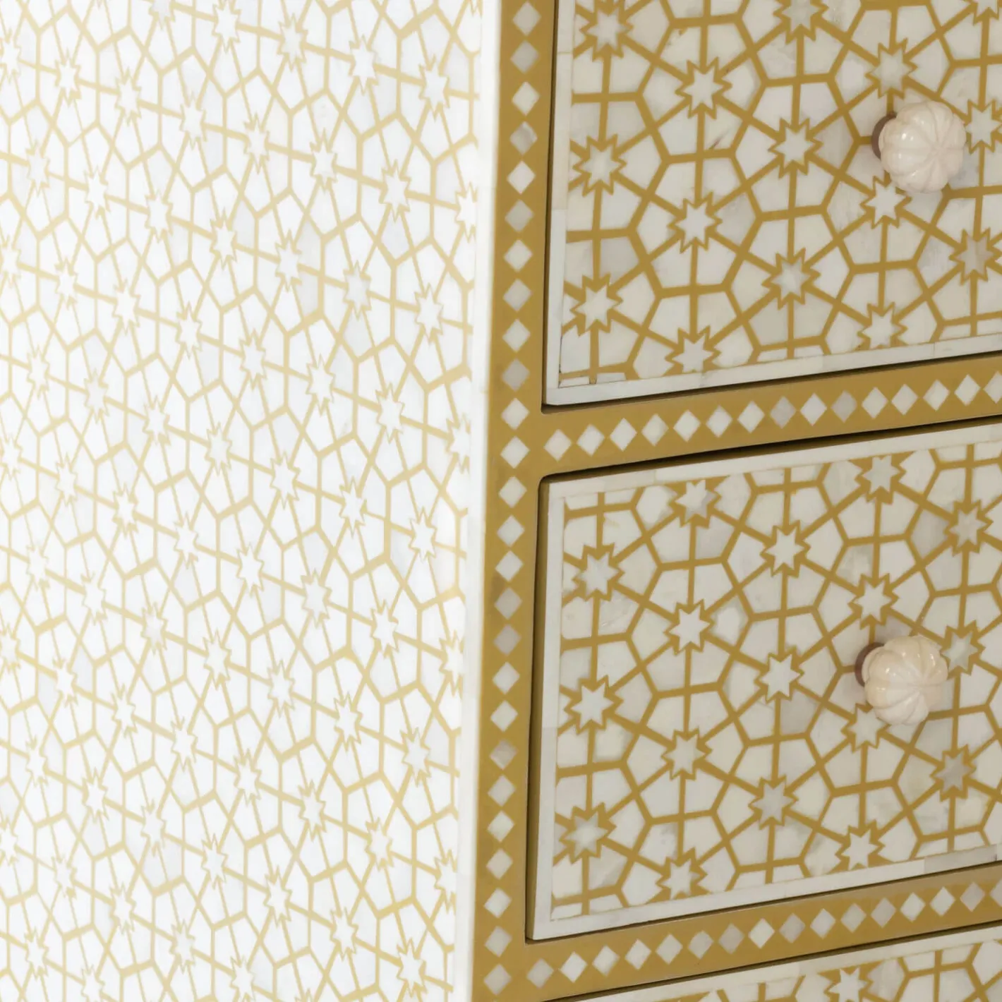 Graham & Green Chests Of Drawers|Chests Of Drawers<Jaipur Bone Inlay Chest of Drawers