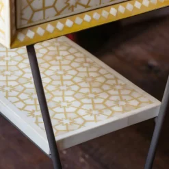 Graham & Green Desks<Jaipur Bone Inlay Desk