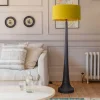 Graham & Green Floor Lamps<Jax Black Wood Floor Lamp