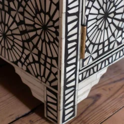 Graham & Green Bedside Tables<Kaleidoscope Bone Inlay Bedside Table