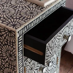 Graham & Green Bedside Tables<Kaleidoscope Bone Inlay Bedside Table