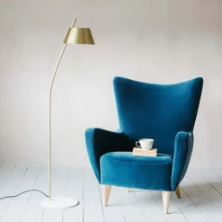 Graham & Green Floor Lamps<Kari Brass Floor Lamp