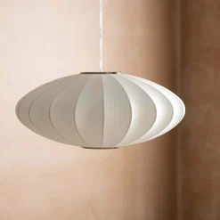 Graham & Green Ceiling Lights & Chandeliers<Katla White Pendant Light