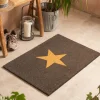 Graham & Green Doormats|Doormats<Large Charcoal Star Doormat