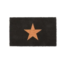 Graham & Green Doormats|Doormats<Large Charcoal Star Doormat