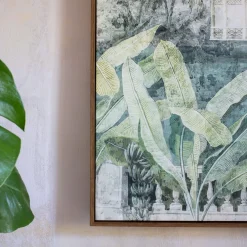 Graham & Green Prints & Wall Art<Large Framed Jungle Village Print