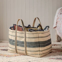 Graham & Green Laundry Baskets|Household Storage<Large Jute Storage Baskets