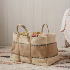 Graham & Green Laundry Baskets|Household Storage<Large Jute Storage Baskets