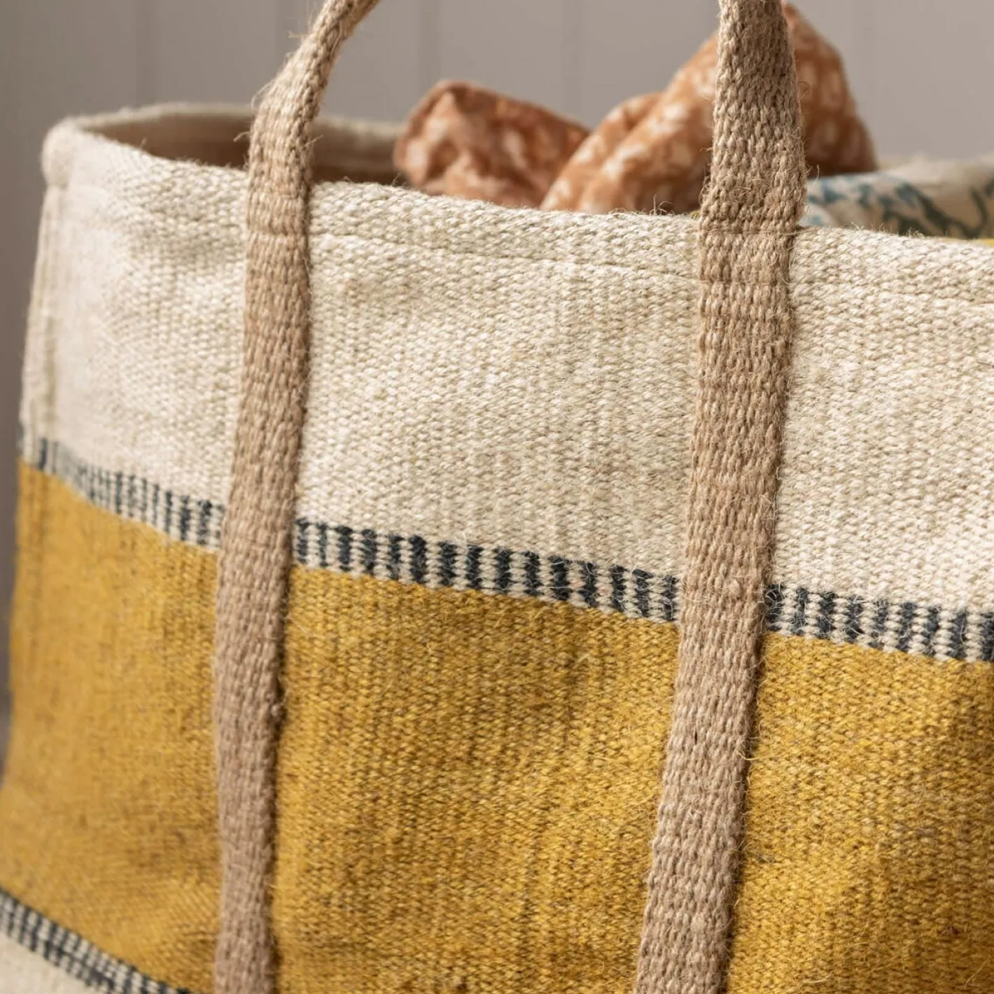 Graham & Green Laundry Baskets|Household Storage<Large Jute Storage Baskets