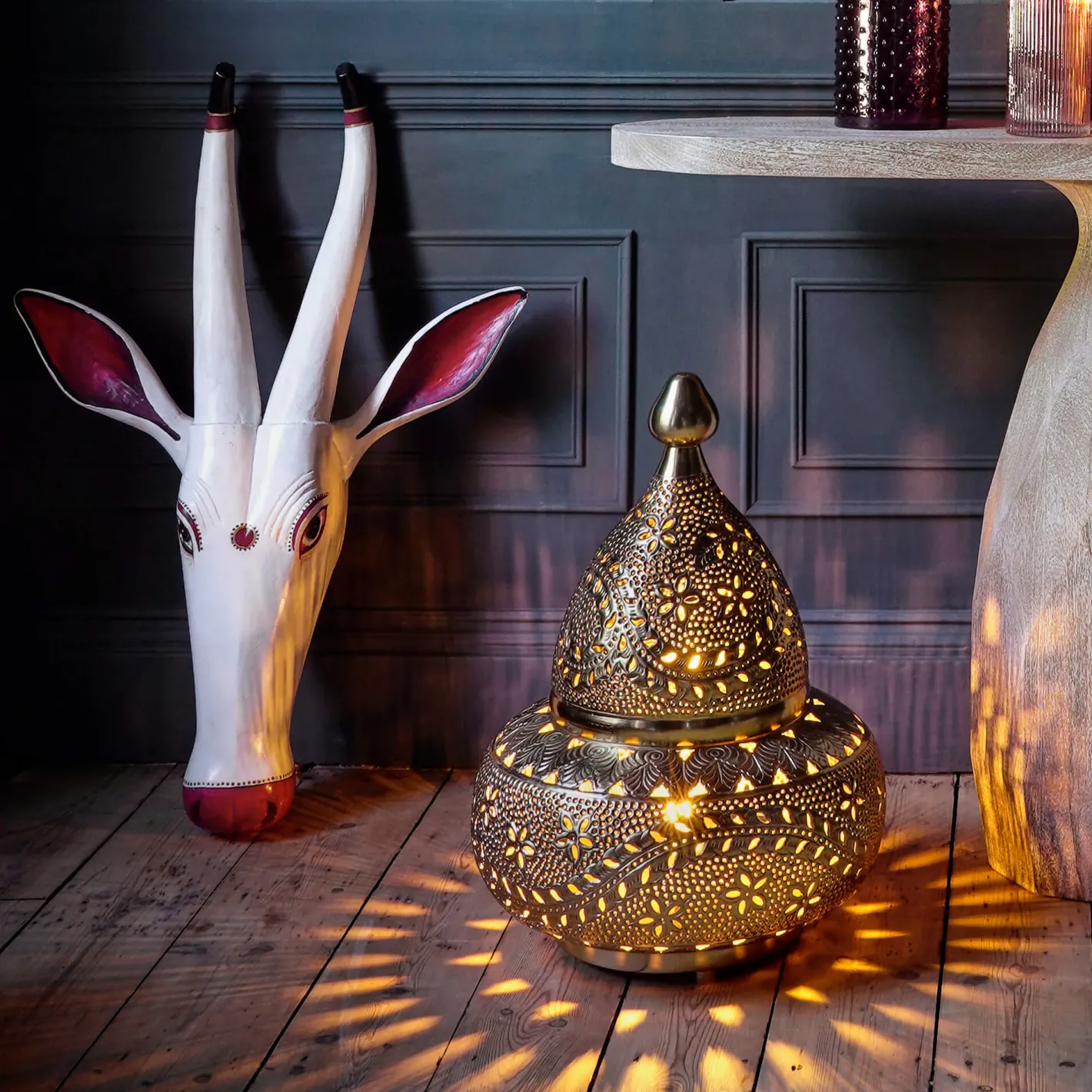 Graham & Green Floor Lamps<Large Marrakech Floor Lamp