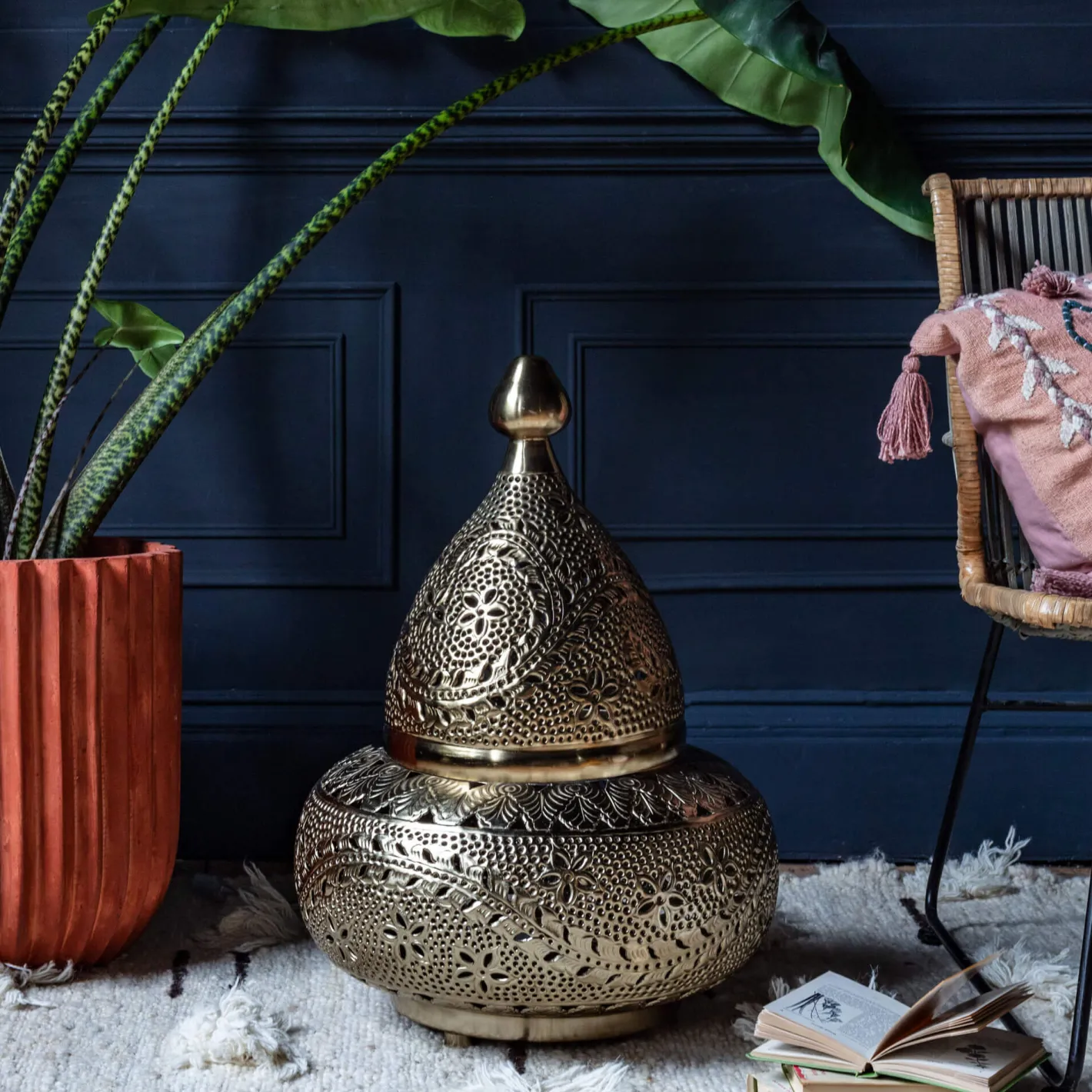 Graham & Green Floor Lamps<Large Marrakech Floor Lamp