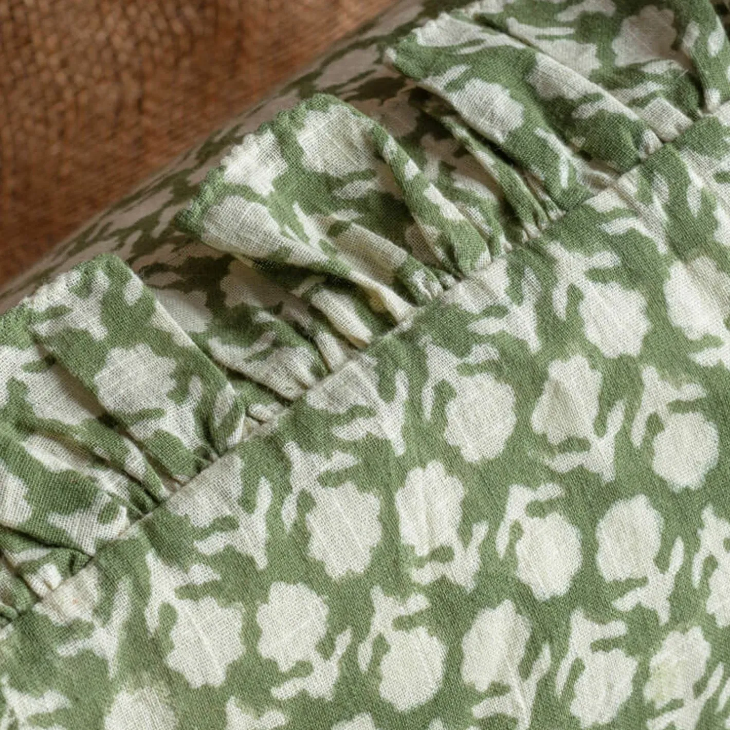Graham & Green Sofa Cushions|Cushions<Large Rectangular Floral Block Printed Cushions