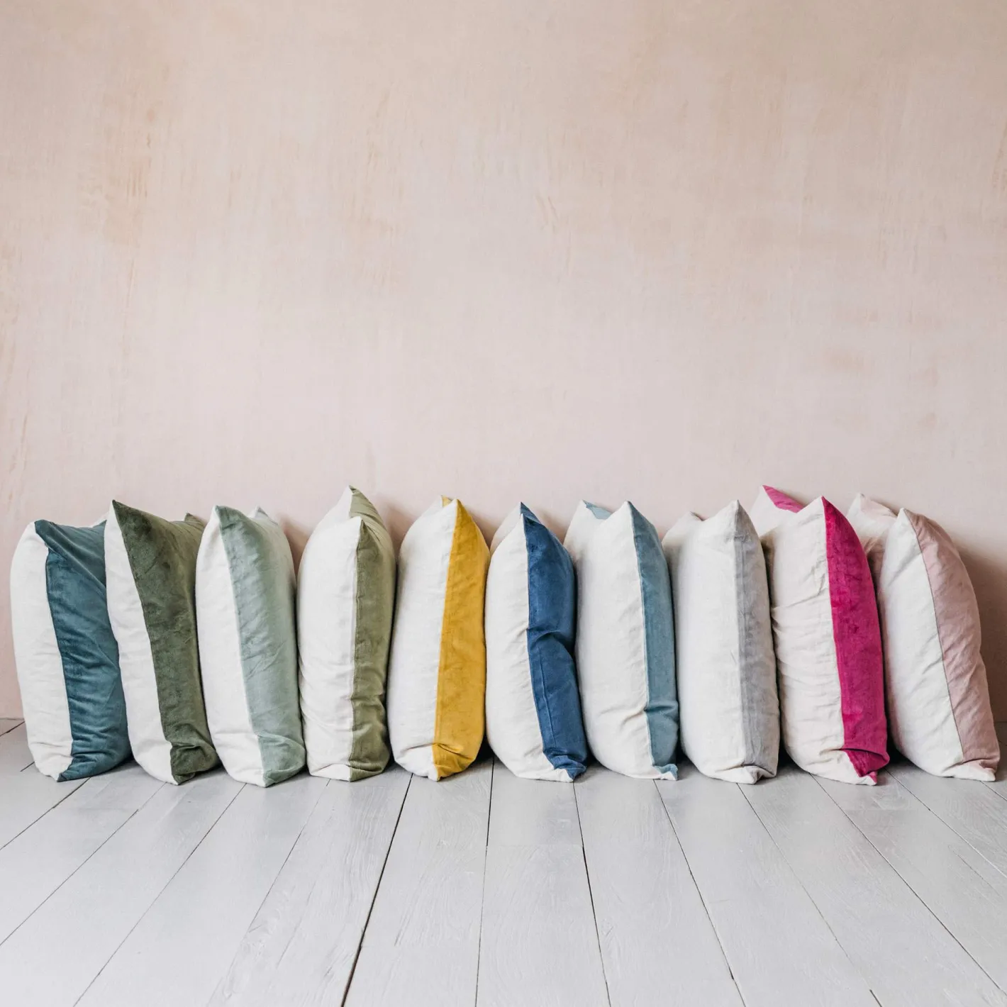 Graham & Green Sofa Cushions|Cushions<Large Velvet and Linen Backed Cushions