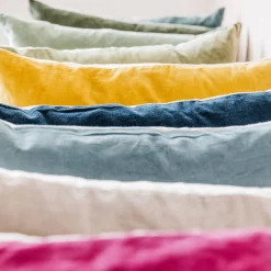 Graham & Green Sofa Cushions|Cushions<Large Velvet and Linen Backed Cushions